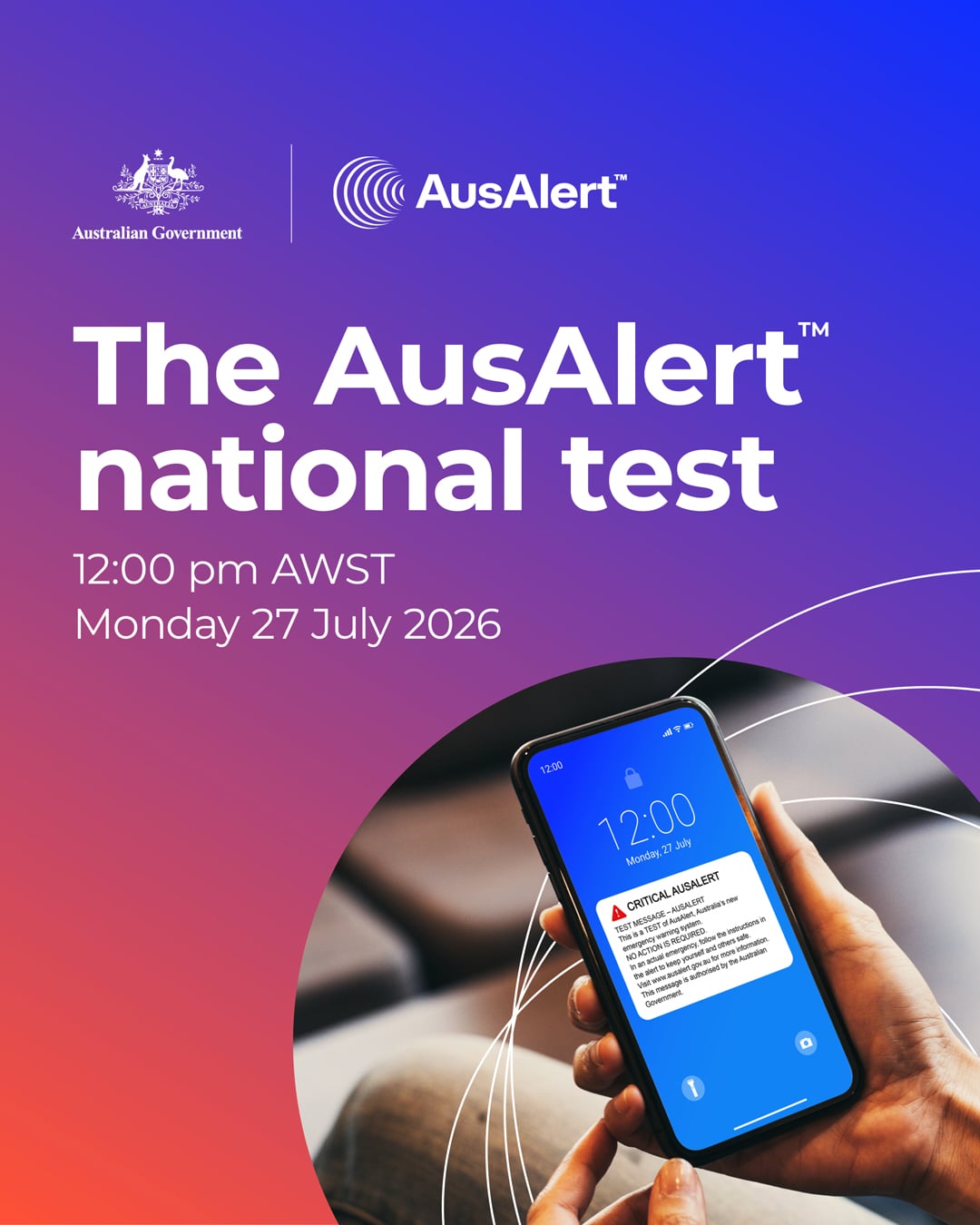 An AusAlert Test is incoming