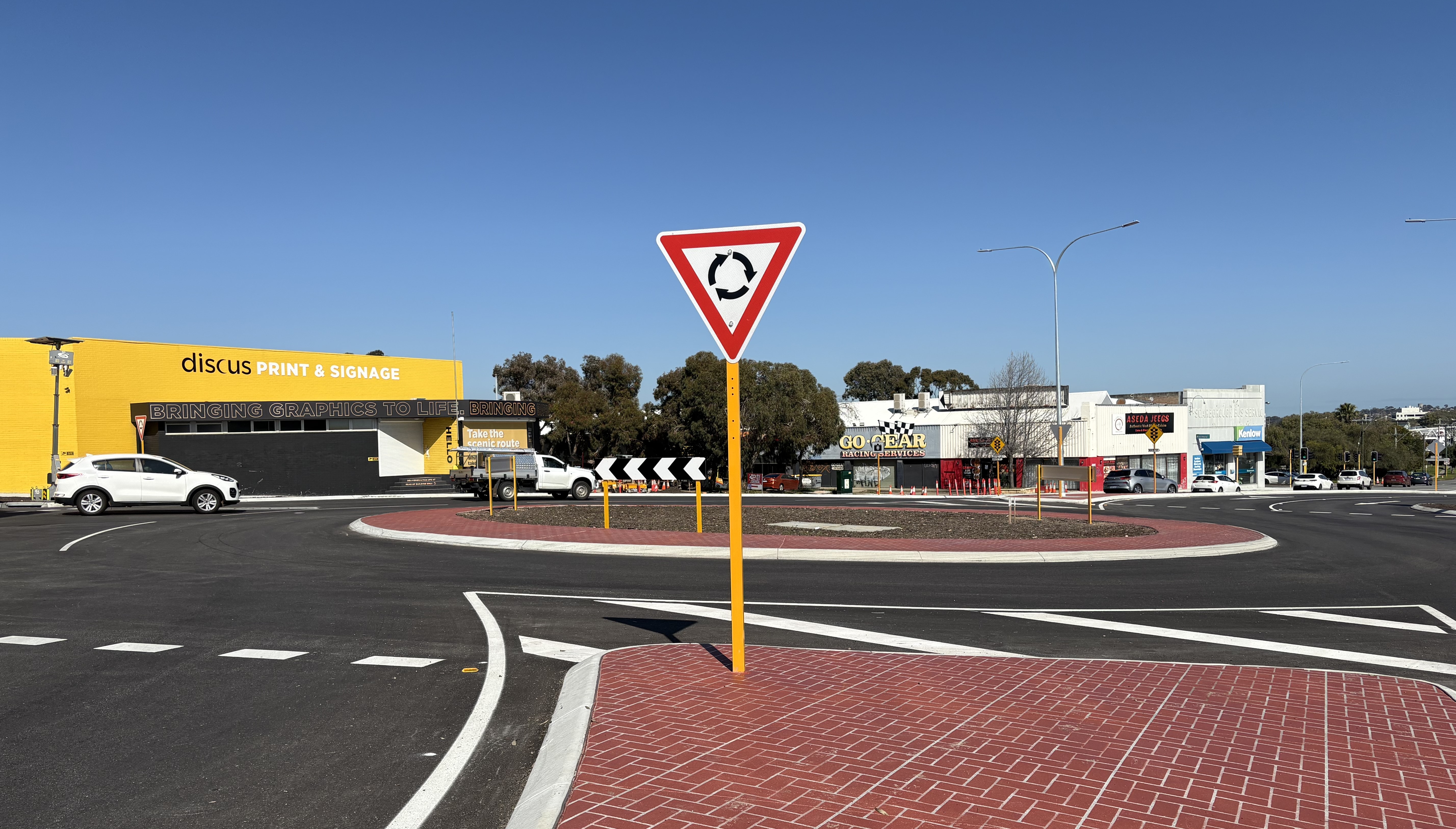 Scarborough Beach Road and Green Street roundabout updated image